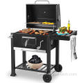 Large Portable Trolley Barrel Charcoal BBQ Grill